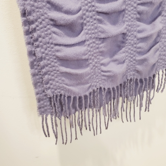 Cashcryl women's purple Scarf acrylique - Picture 3 of 6